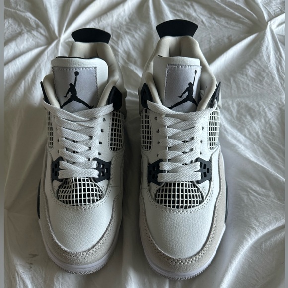 Jordan 4s “Military Whites” - Picture 1 of 6